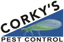 Corky's Pest Control logo